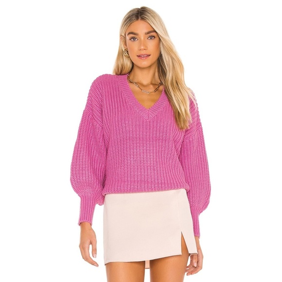 Cinq a Sept Antonella Sweater in Wild Orchid, Size Small - Picture 1 of 14